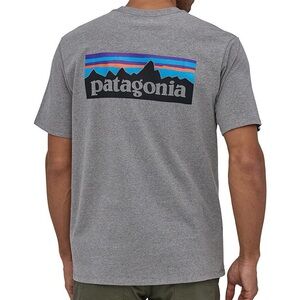 Patagonia P-6 Logo Short-Sleeve Responsibili-T-Shirt Size Small